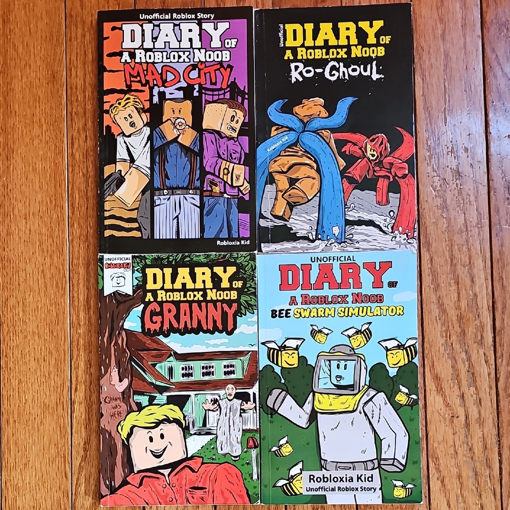 Diary of a Roblox Noob Paperback Book Set 4